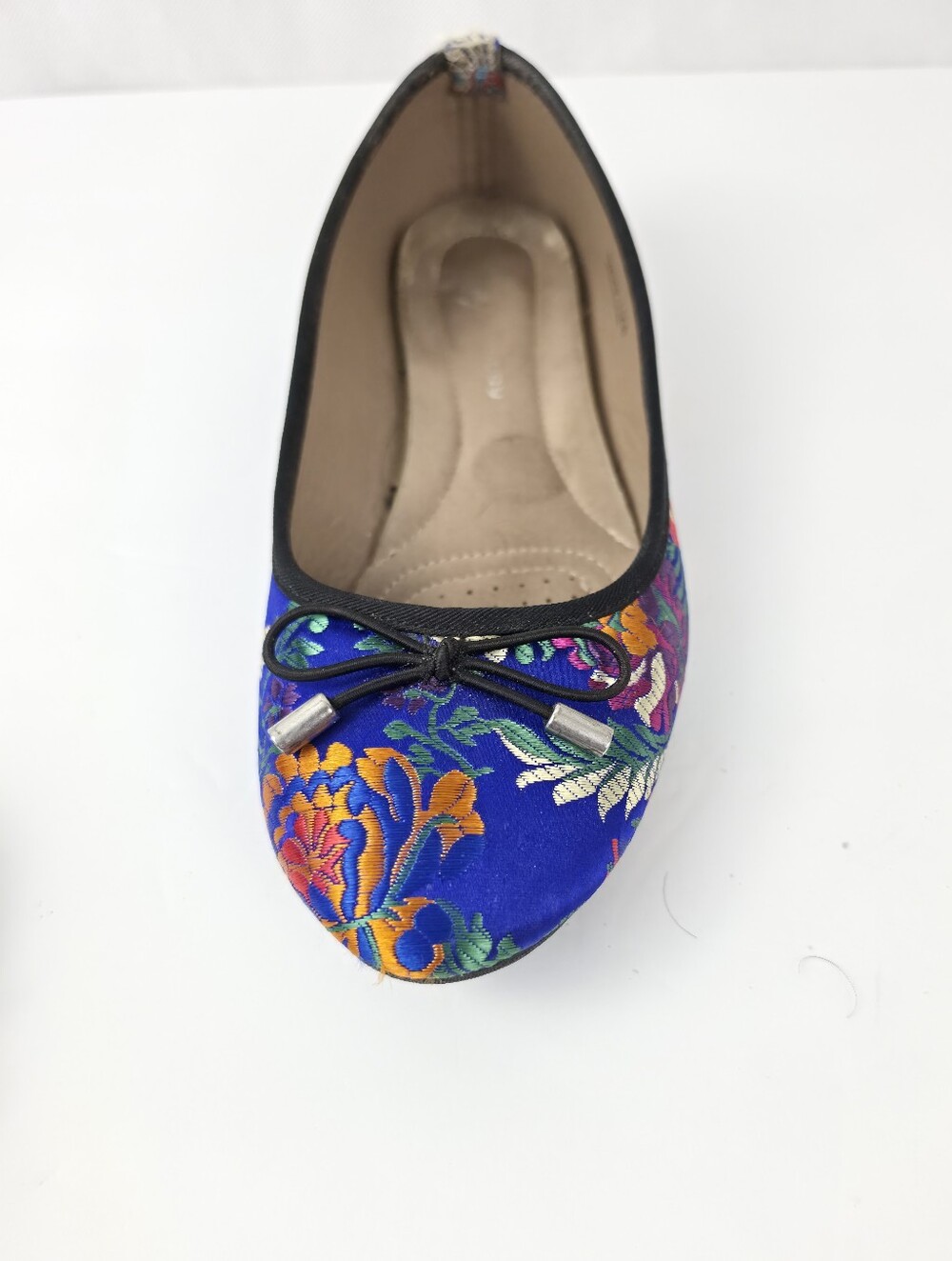 CL by Laundry Blue Floral Ballet Flats